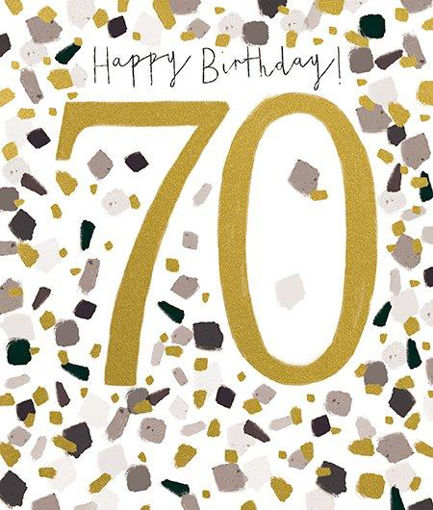 Picture of HAPPY BIRTHDAY 70 CARD